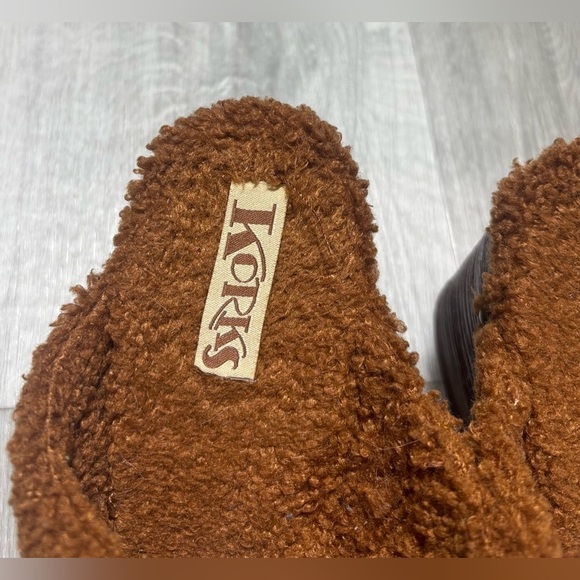 KORKS Women's Teddy Comfort Faux Shearling Clogs Size 9M - Picture 3 of 8